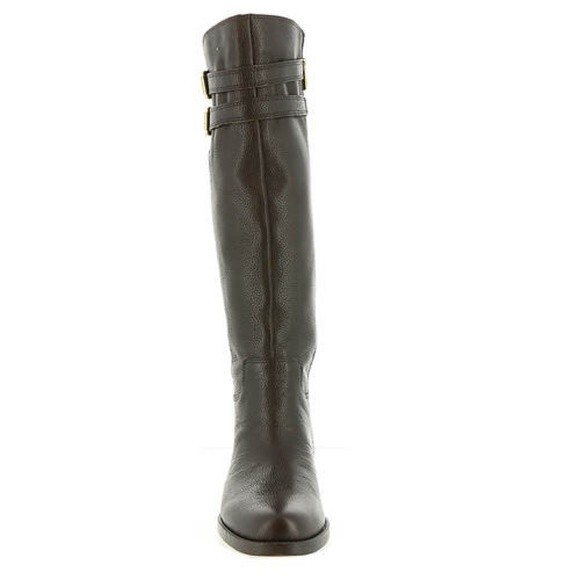 Franco Sarto Leather Knee-high Boots Sz 9 NWB - Picture 6 of 11